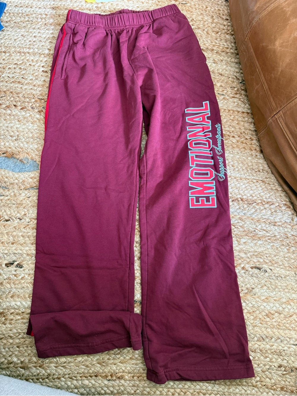 Mayfair Burgundy Women's Track Pants